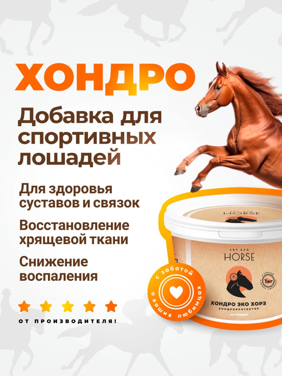 Хондропротектор для лошадей Эко Хорз 1 кг